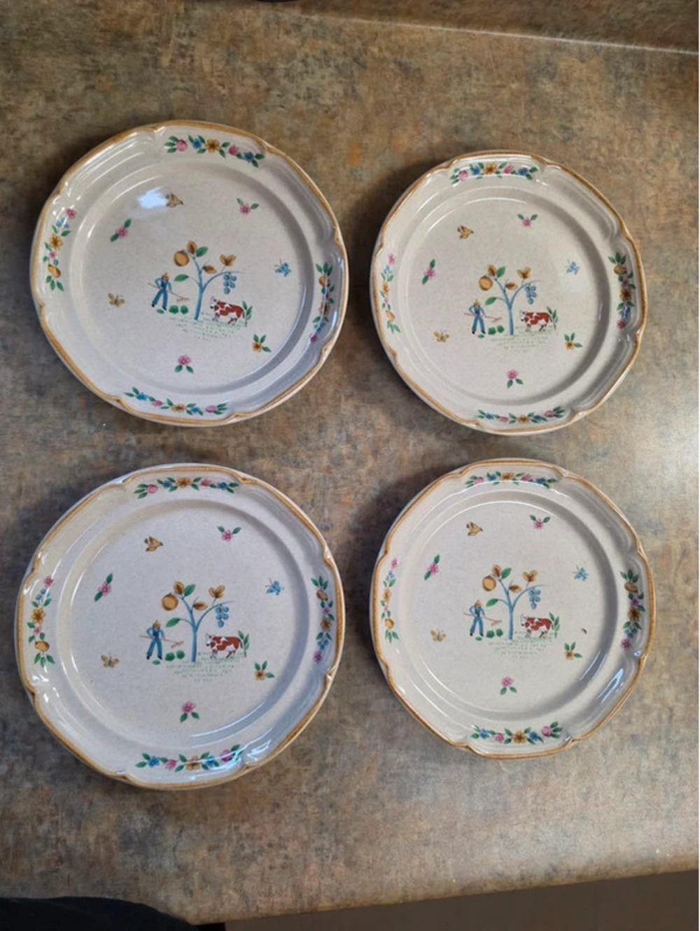Vintage Heartland Salad Plate by International
